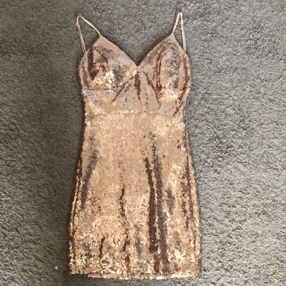 Short sparkly dress